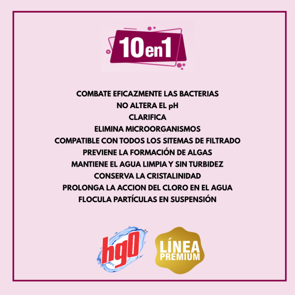 Cloro en pastilla 10EN1 hgO - Imagen 2