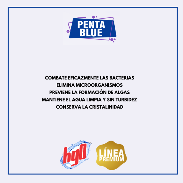Cloro en pastilla PENTA BLUE hgO - Imagen 2